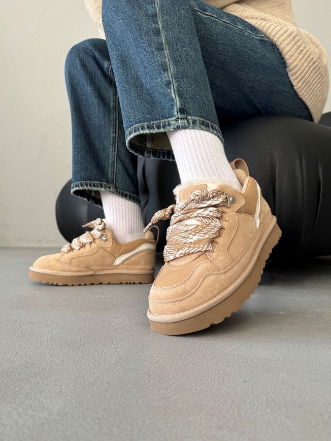 UGG Lowmel Sneaker Beige All18532 фото