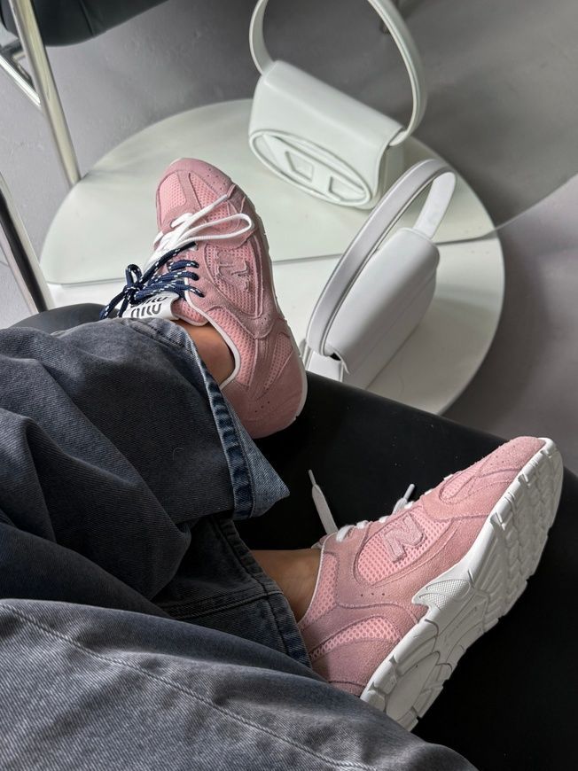 New Balance 530 x Miu Miu Pink Blue Laces All22286 фото